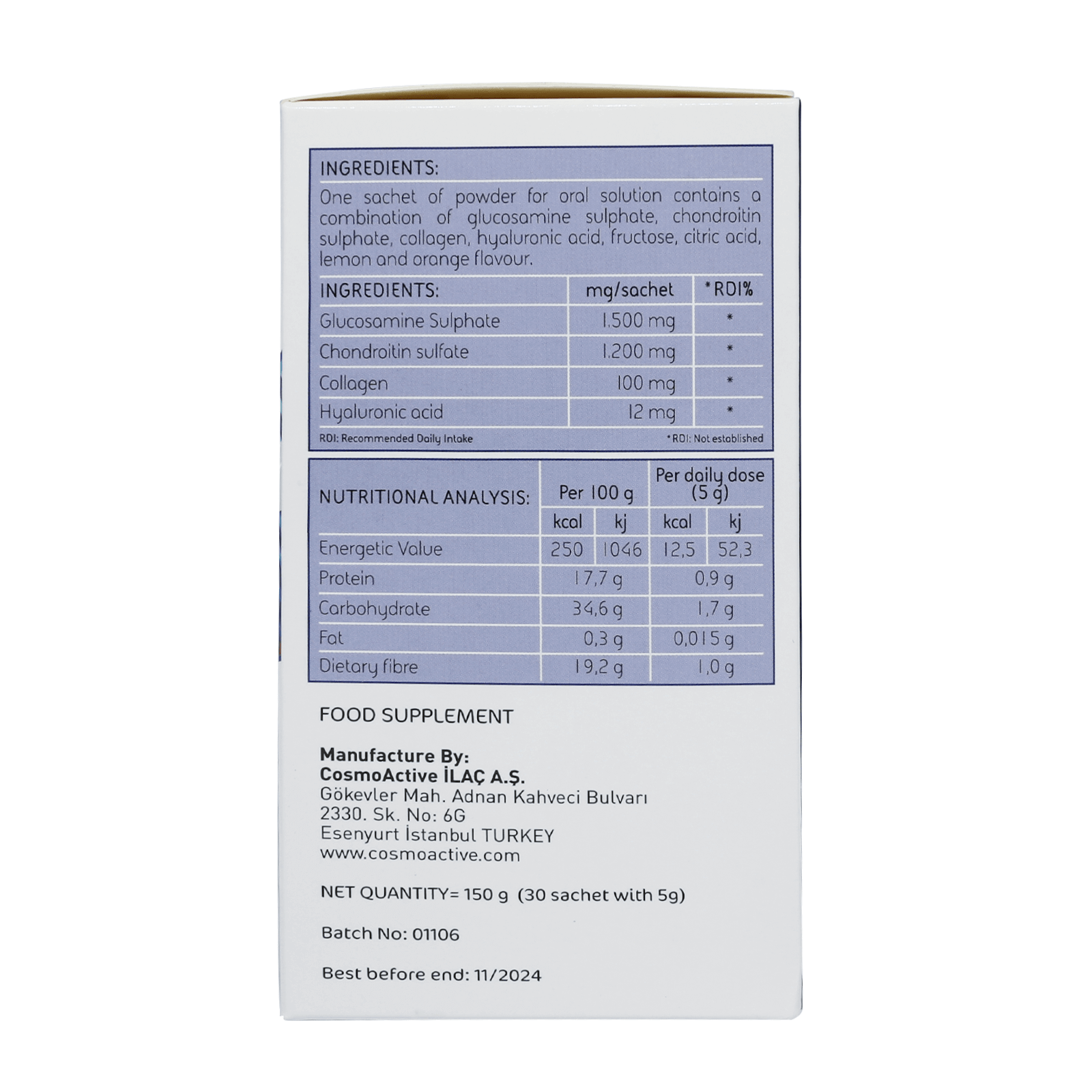 Articalm Sachets 30'S for joint comfort