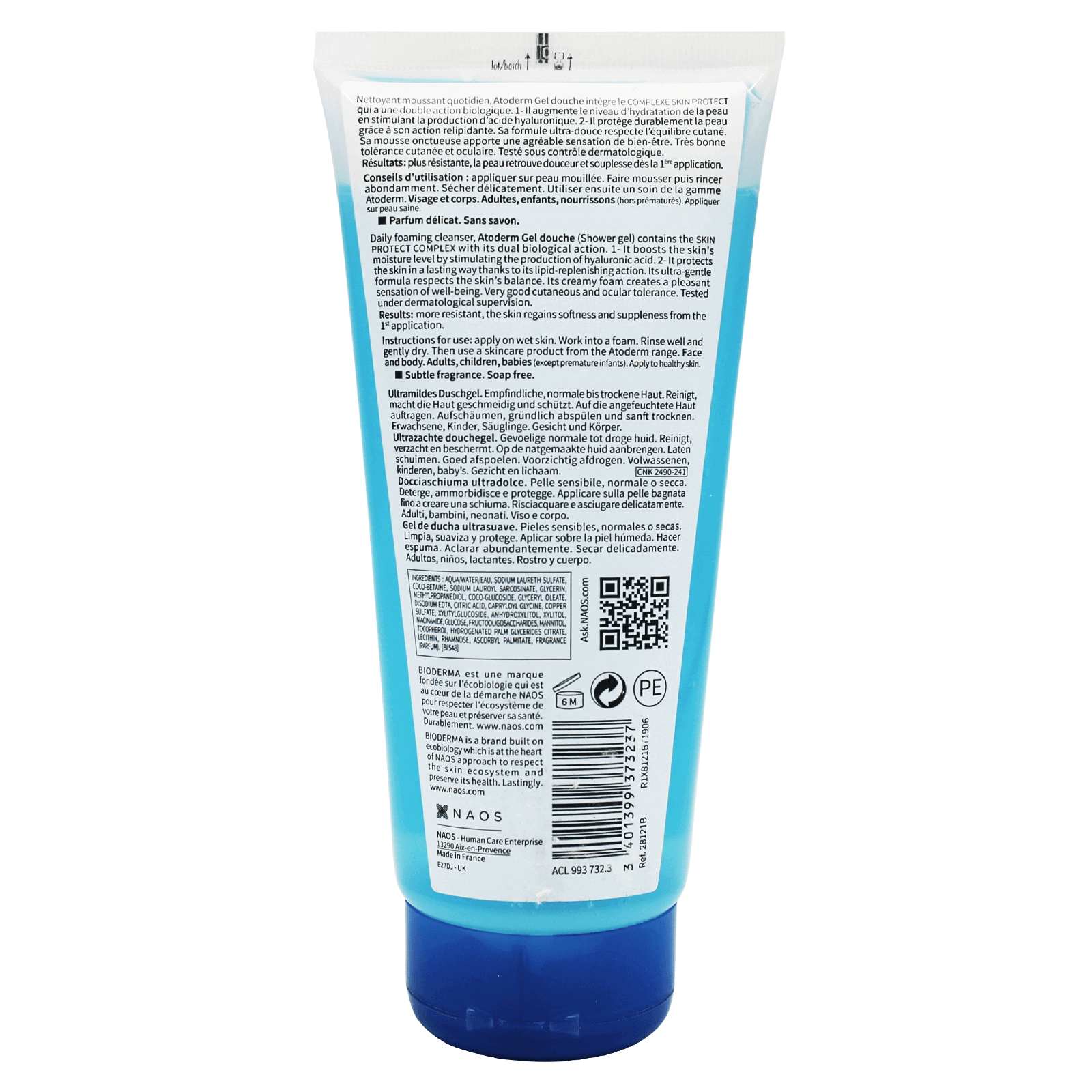 Bioderma Atoderm Gel Douche 200 ml for skin cleaning