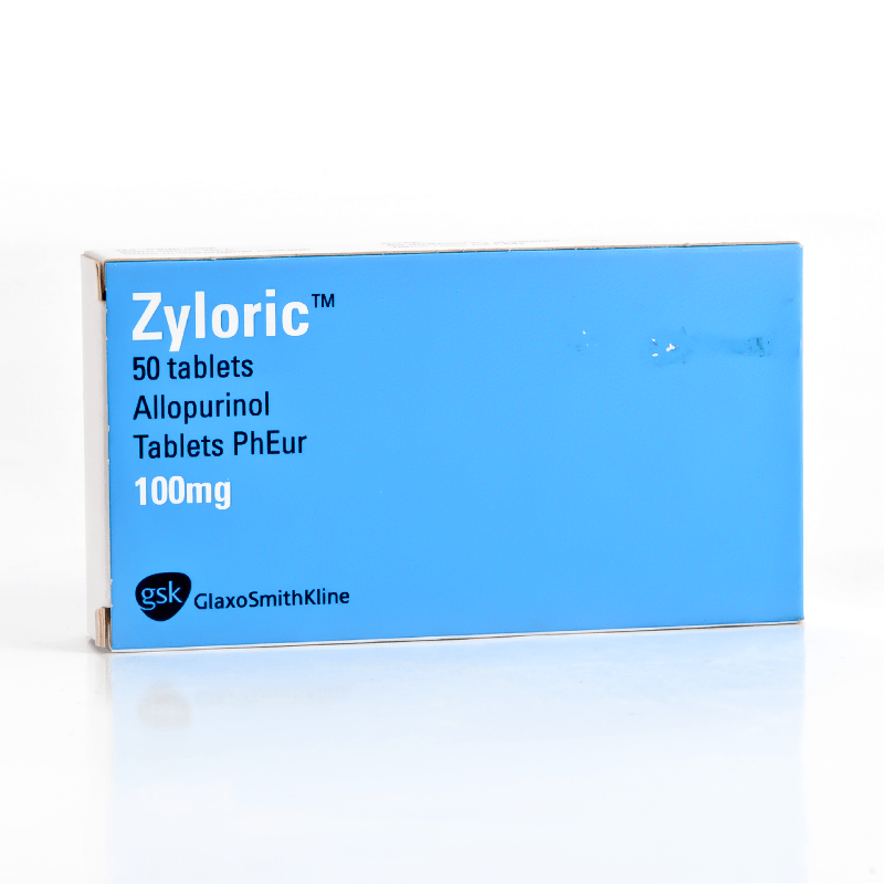 Zyloric 100Mg 50 Tablets for Gout