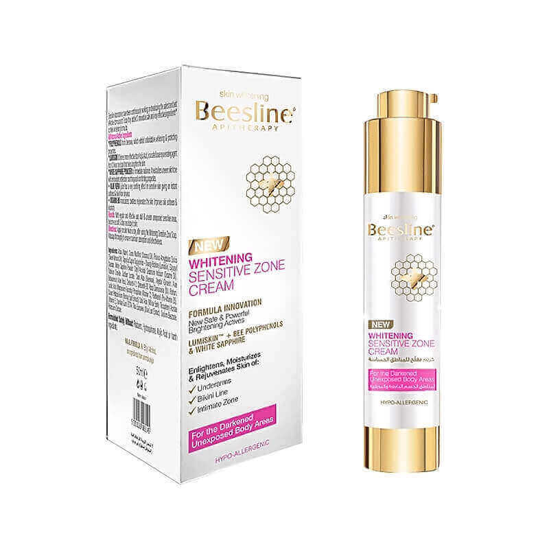 Beesline Whitening Cream Sensitive Zone 50Ml to correct pigmentations