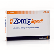 Zomig Rapimelt 2.5Mg 6 Tablets for Migraine