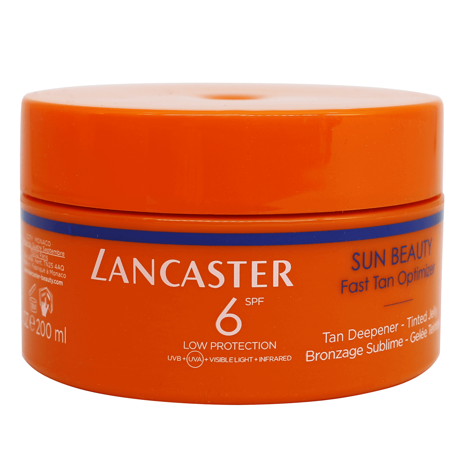 Lancaster SPF 6 Tan Deepener Tinted Jelly (Jar) 200 mL for a natural-looking tan