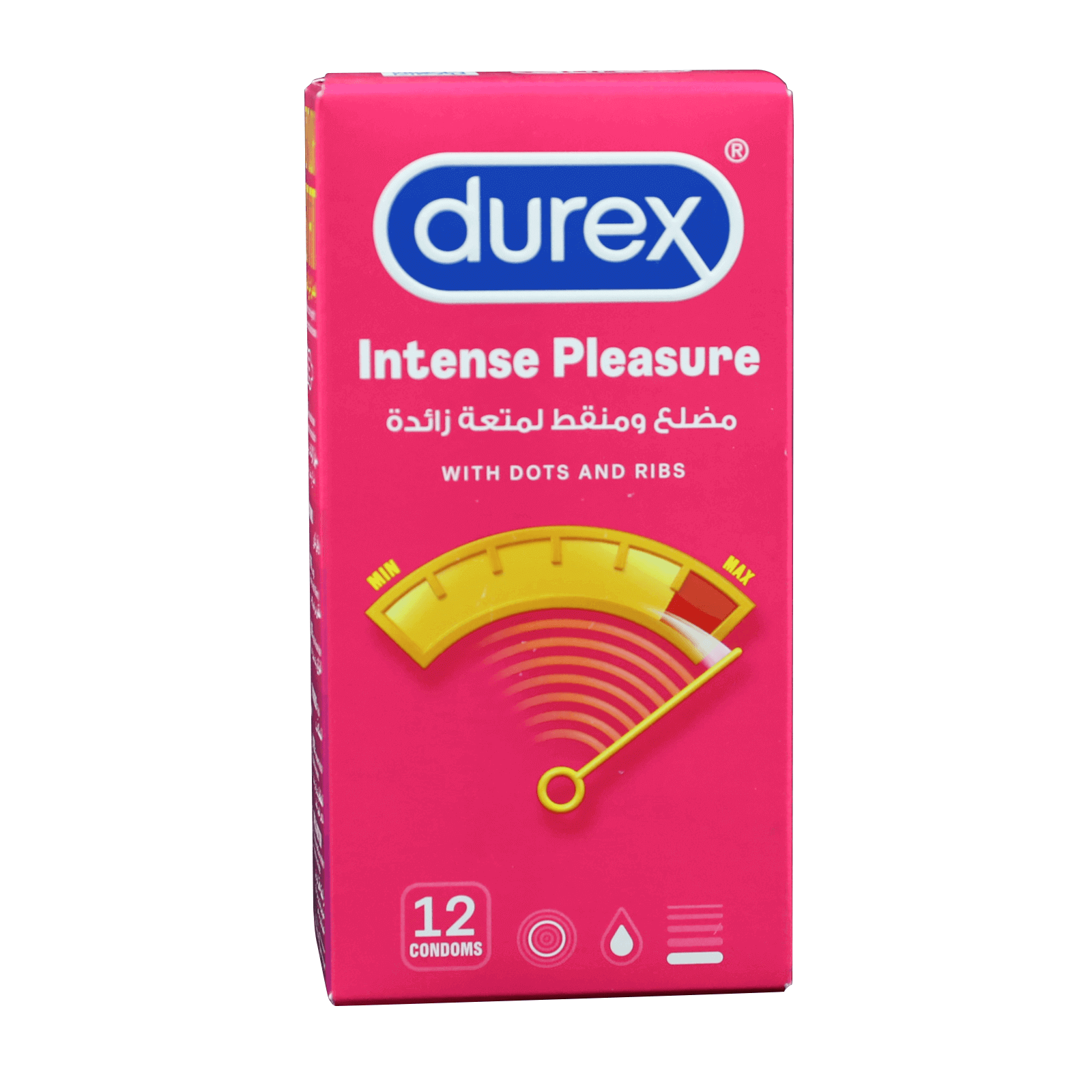 Durex Intense Pleasure Condoms 12'S