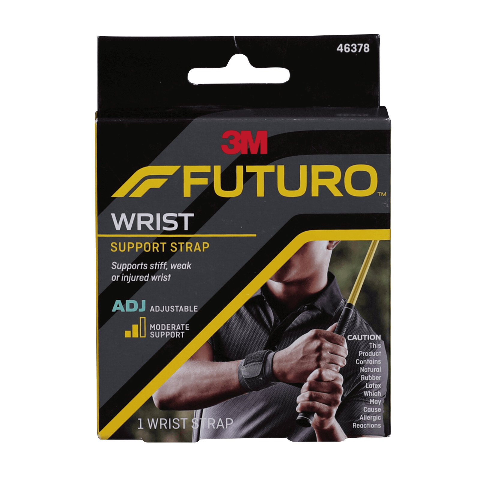 Futuro Wrist Support Strap Adjustable Black