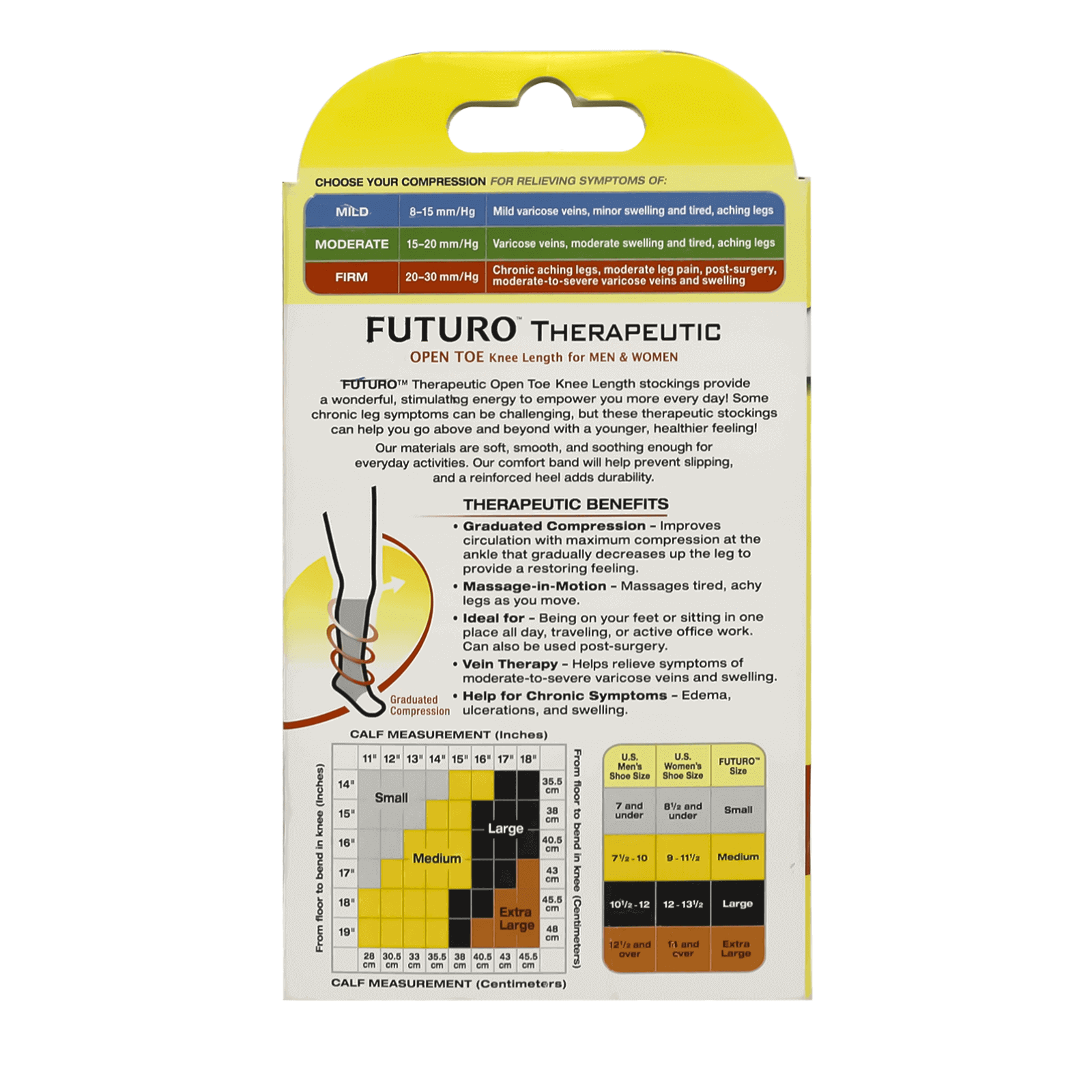 Futuro Therapeutic Open Toe Knee Length X-Large