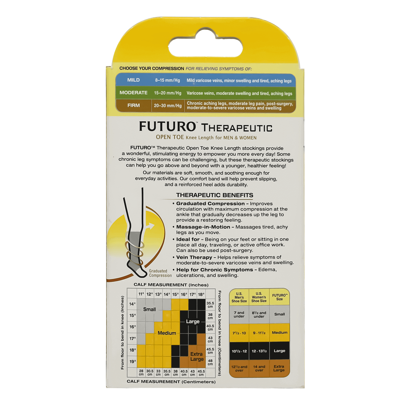 Futuro Therapeutic Open Toe Knee Length Medium