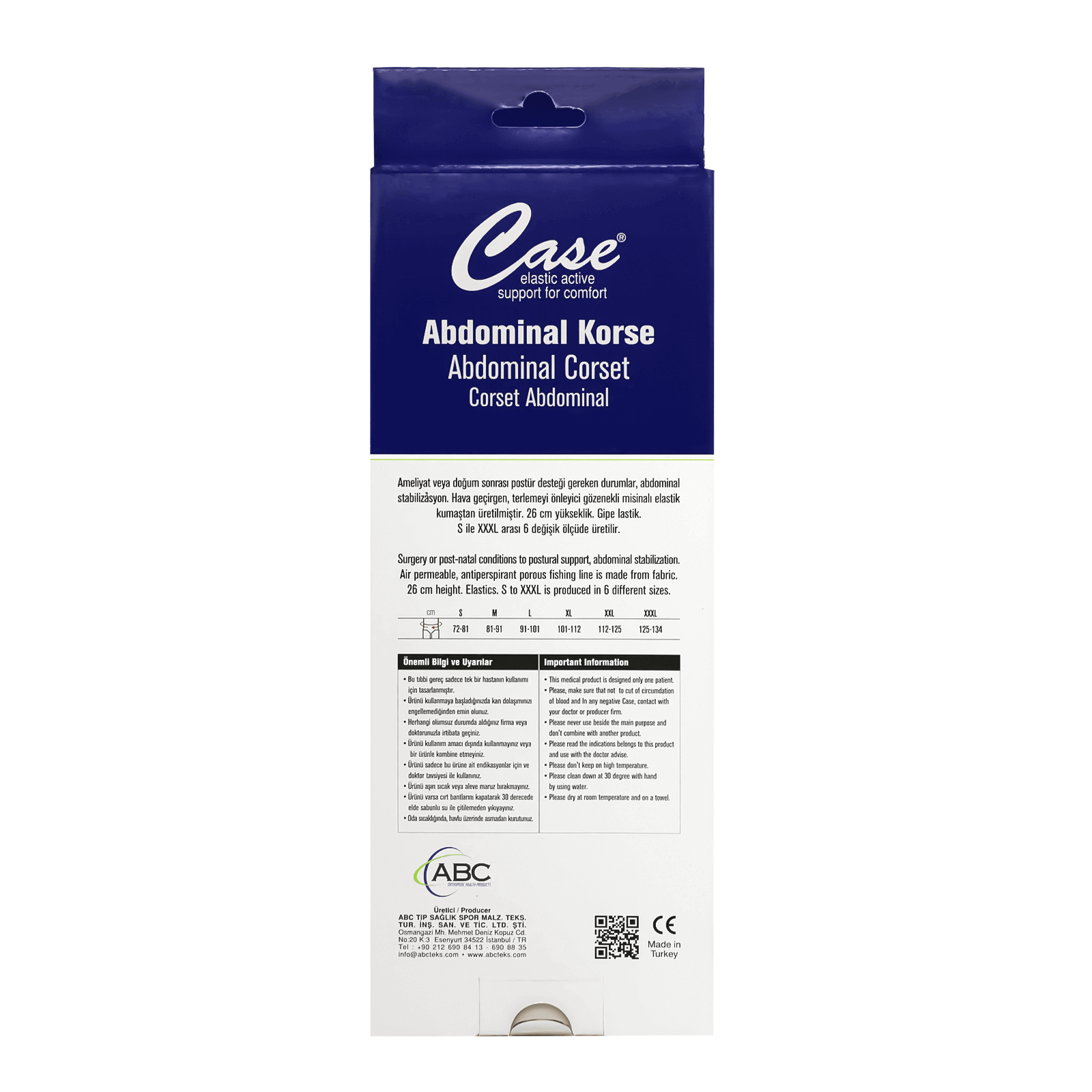 Case Abdominal Corset  XXL