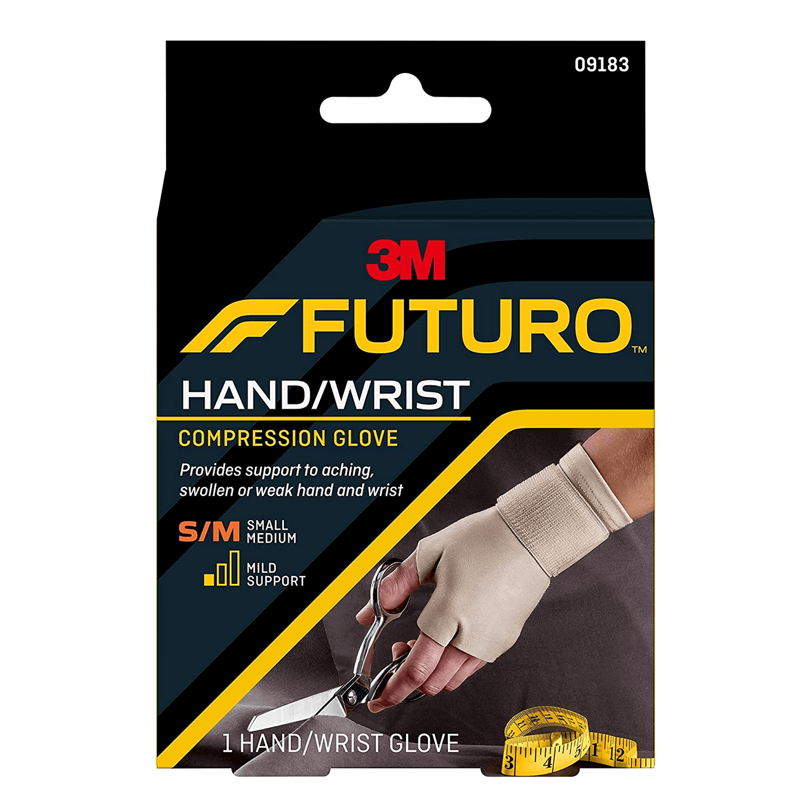 Futuro Hand Wrist Compression Glove S/M