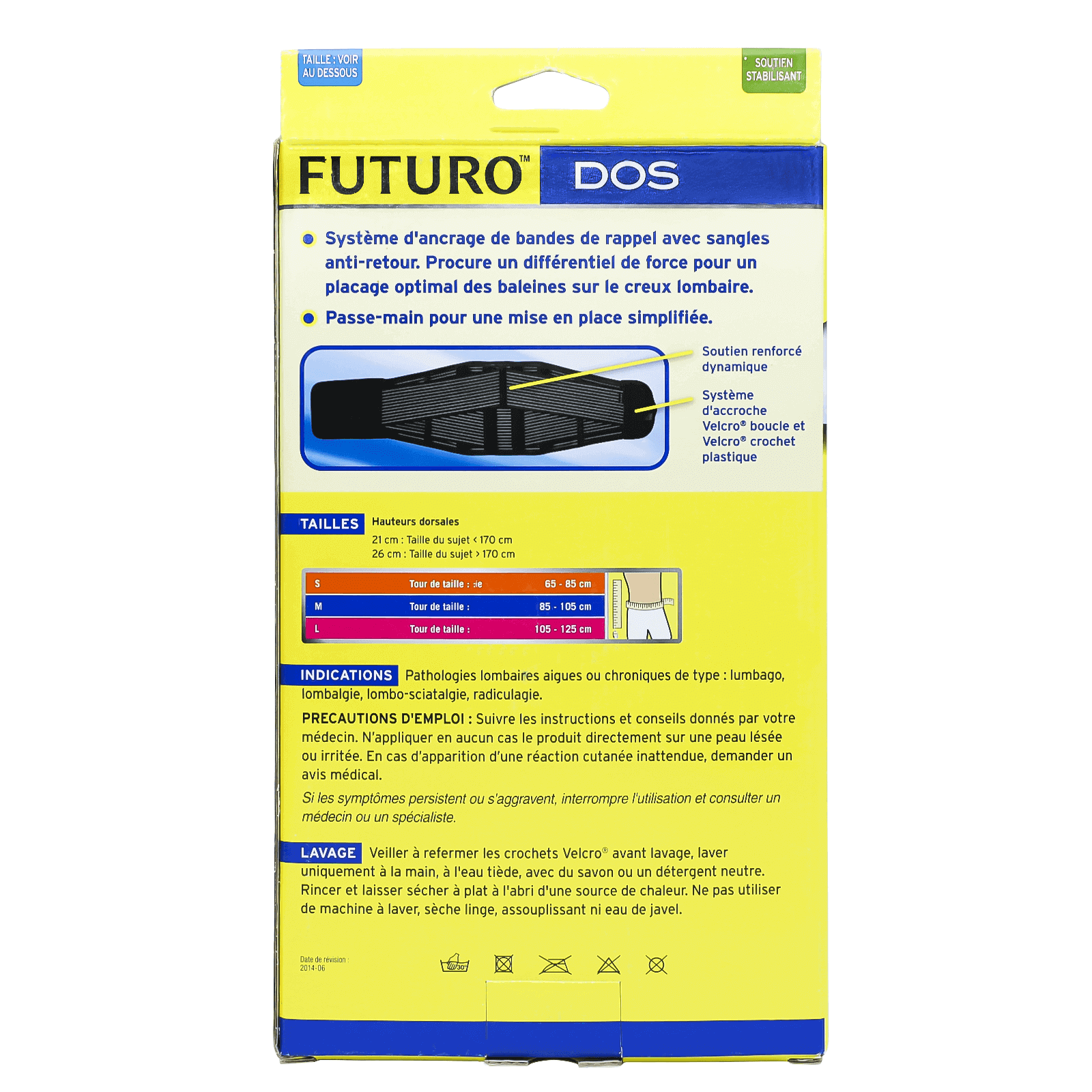 Futuro Back Active Lumber Back Support 26cm Medium