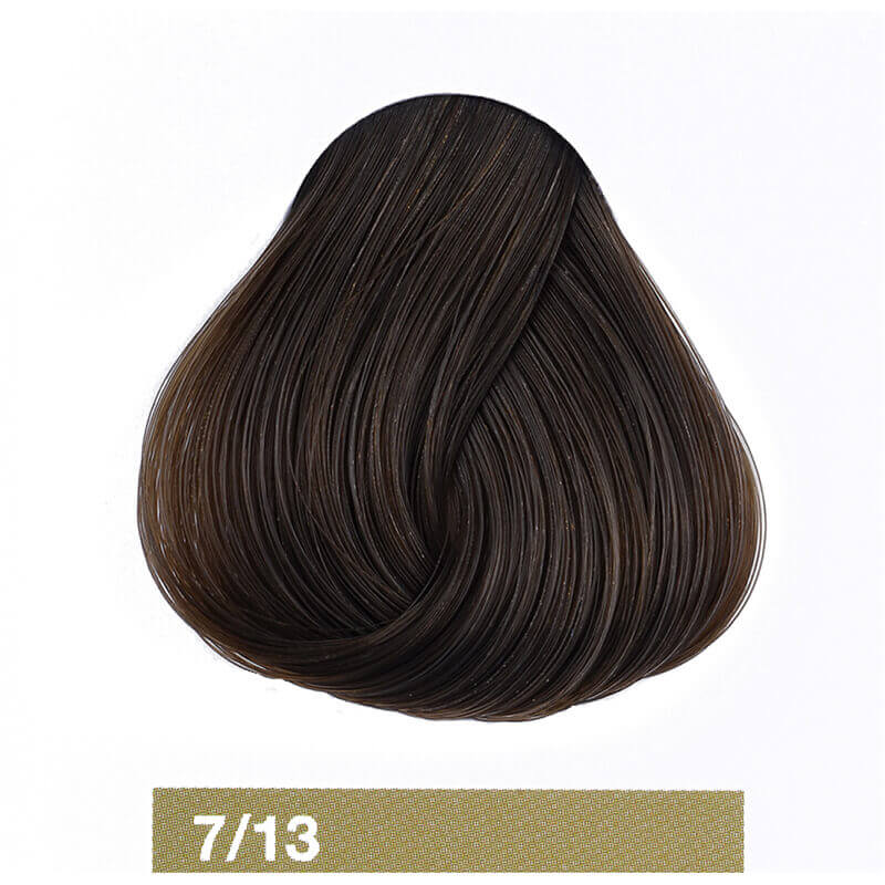 "Lakme Chroma 7/13: Ammonia-Free, Vibrant Gold Ash Medium Blonde Hair Dye, 60ml"