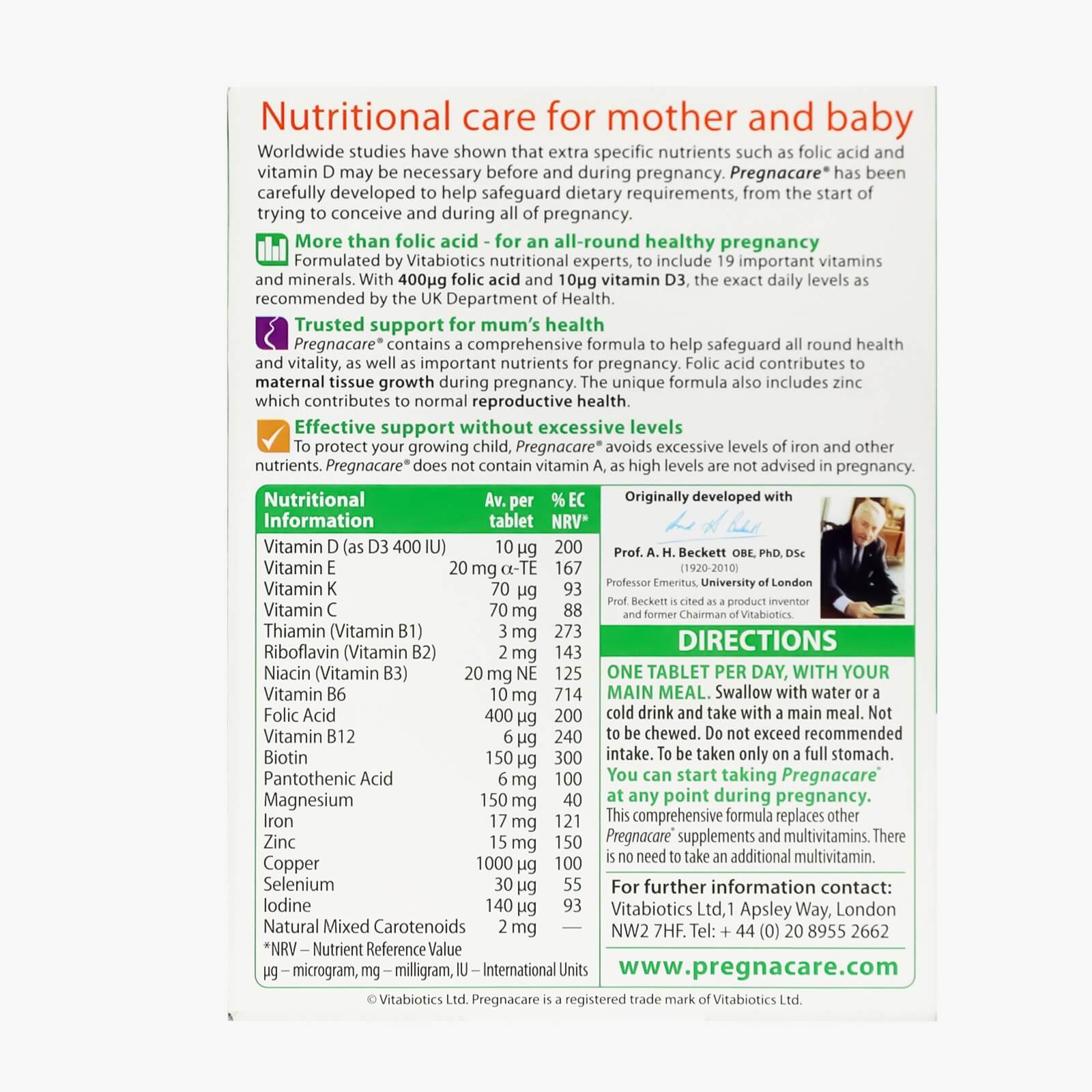 Pregnacare Original 30 Tabs