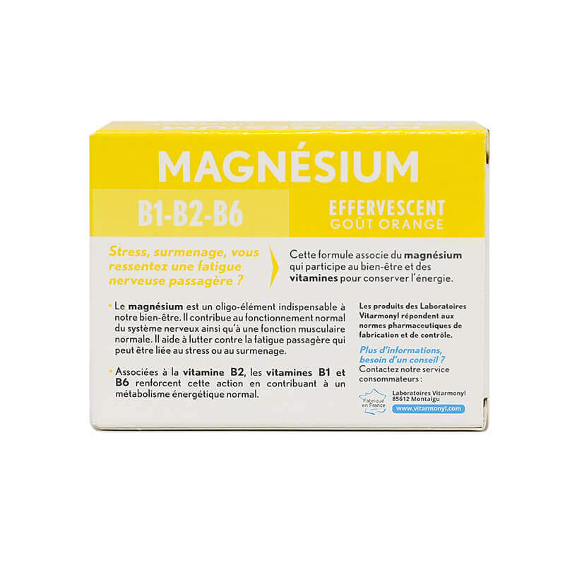 Vitarmonyl Magnesium Effervescent Orange Flavour 24's