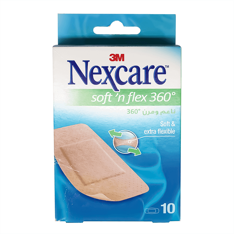 Nexcare Soft N Flex 360 Bandages 50*101 mm 10'S