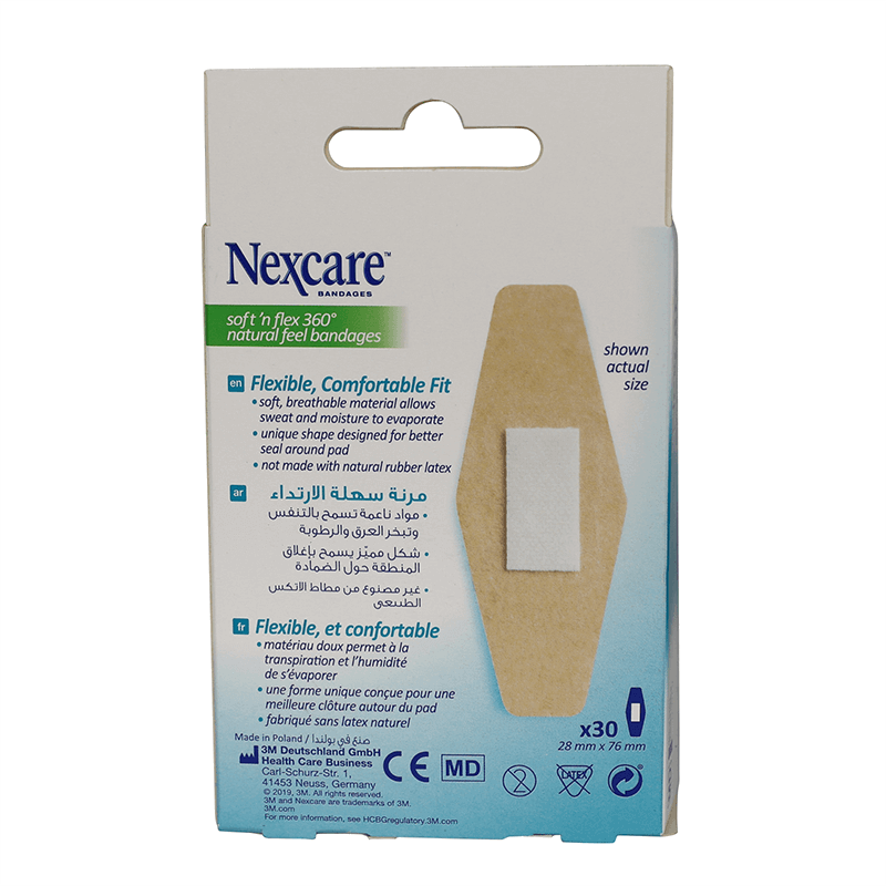 Nexcare Active 360 Bandages 28*76 mm 30'S