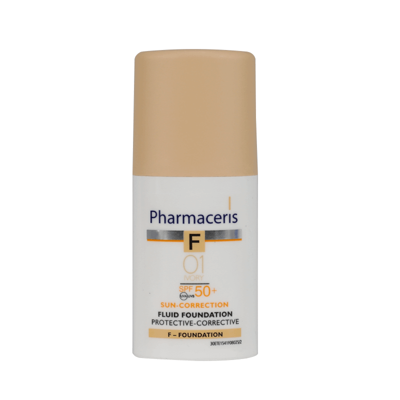 Pharmaceris F Protective Fluid Foundation SPF +50 - 01 Ivory 30 ml