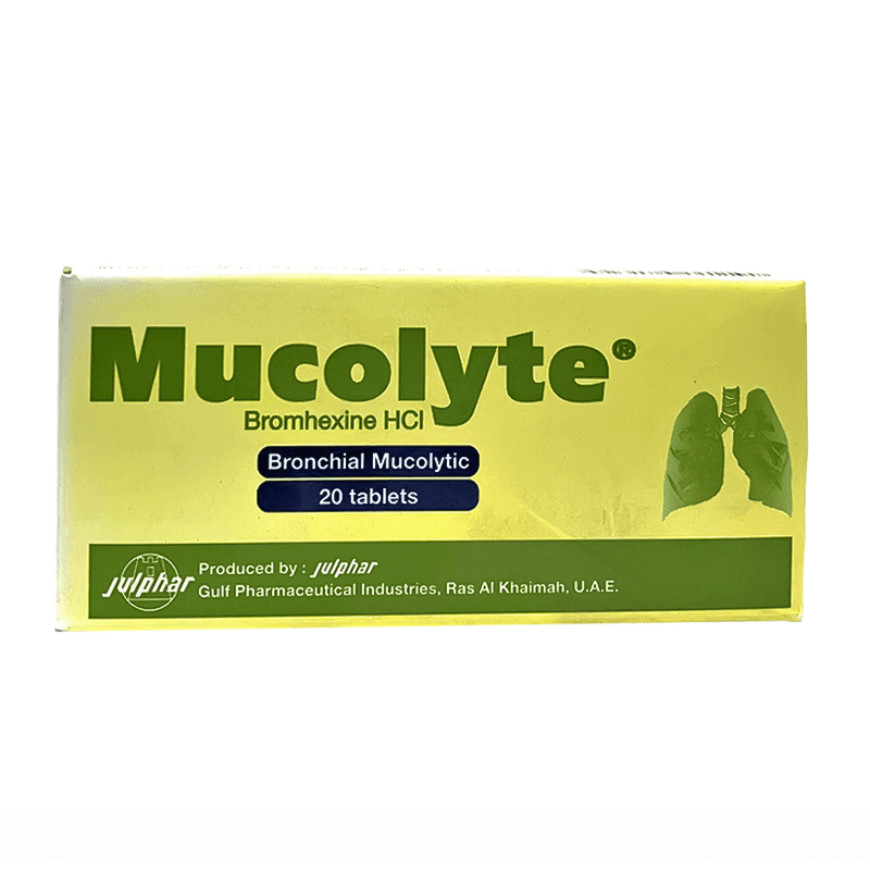 Mucolyte 8mg 20 Tablets