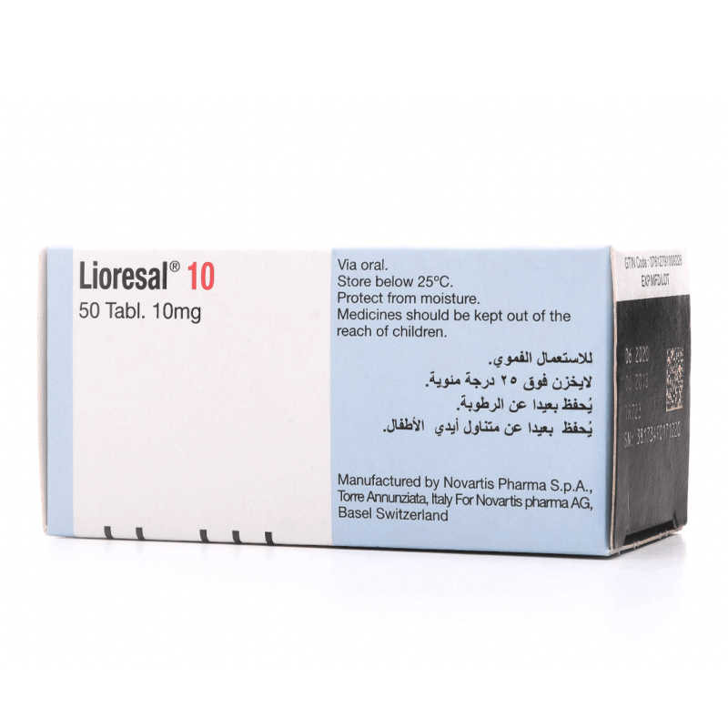 Lioresal Tablets 10 Mg 50 Tablet