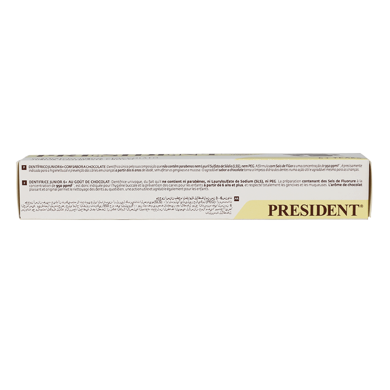 President Junior 6+ Toothpaste Choco 50 ml