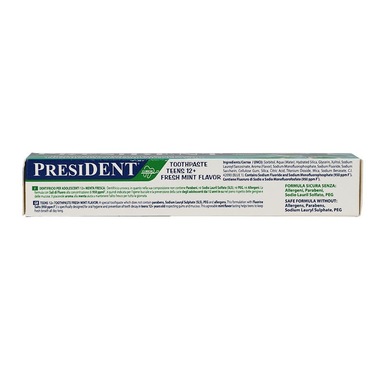 President Teens +12 Toothpaste Mint 50 ml