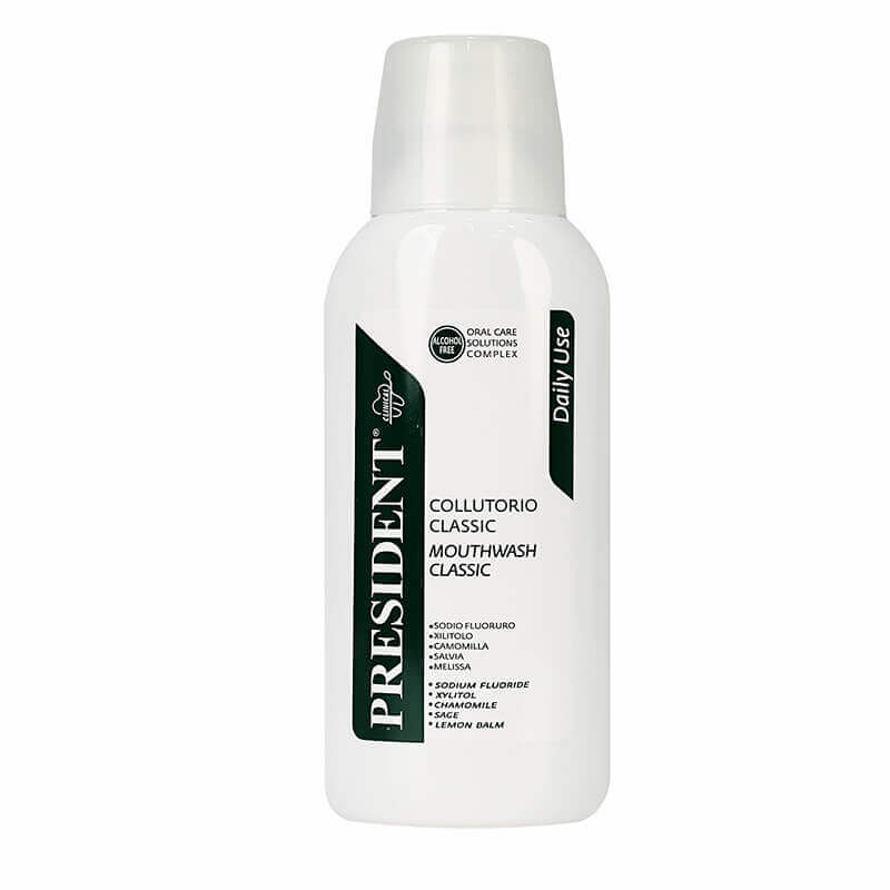 President Classic Daily Use Mouthwash Mint Flavor 250 ml