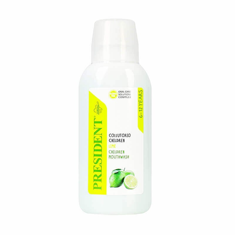 President Children 6-12 Years Mouthwash Lime 250 ml