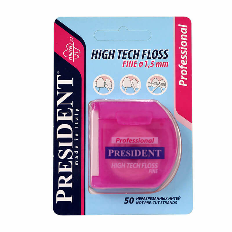 President Professional High Tech Floss Fine 1.5 mm 50 m