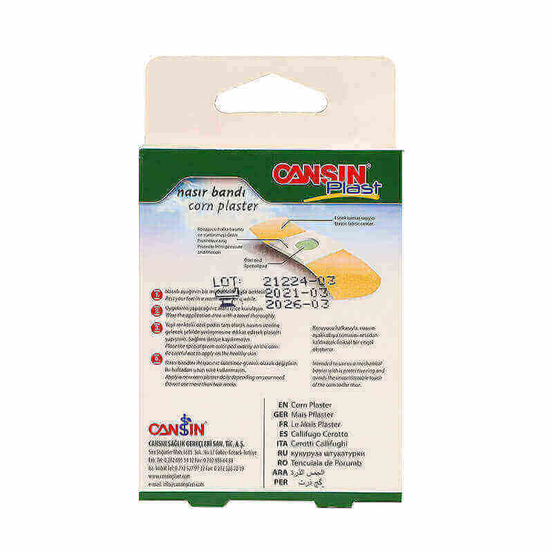 Cansin Plast Corn Plaster Original 6 Pcs