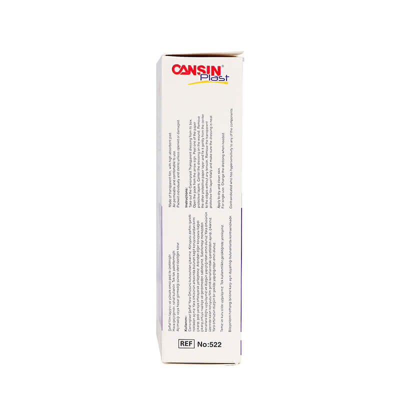 Cansin Plast Transparent Wound Dressing 9 X 10cm 25 Pcs