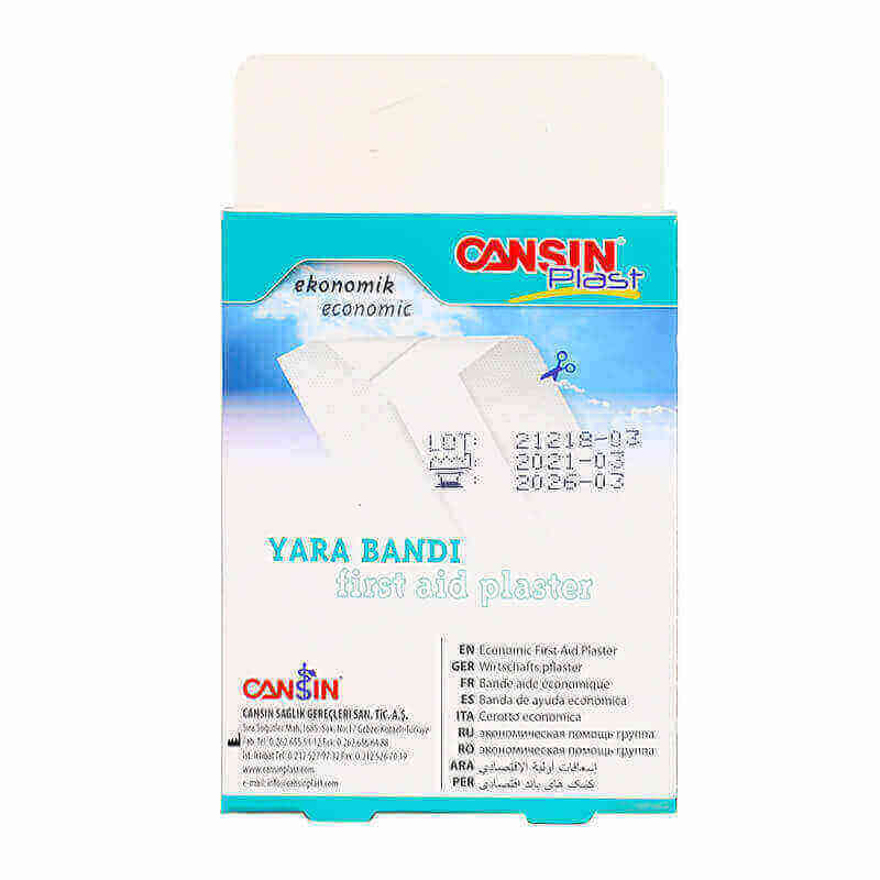 Cansin Plast First Aid Plaster Economic 6 X 10 cm 5 Pcs