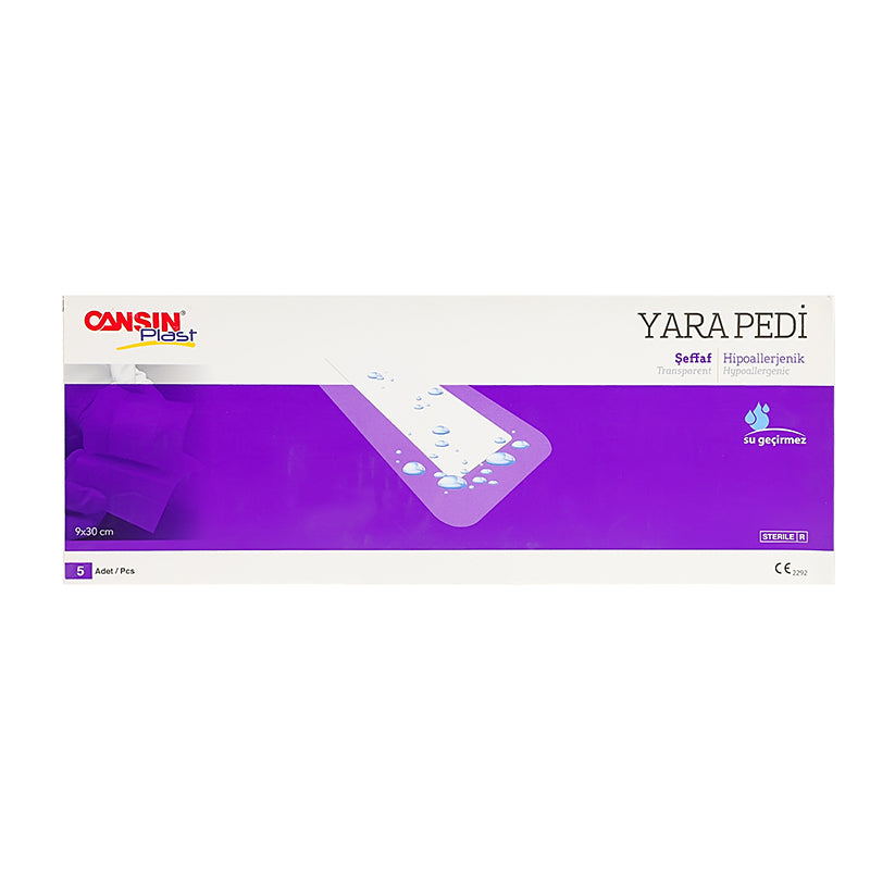 Cansinplast Transparent Wound Dressing 9*30CM 5 PCS 526S