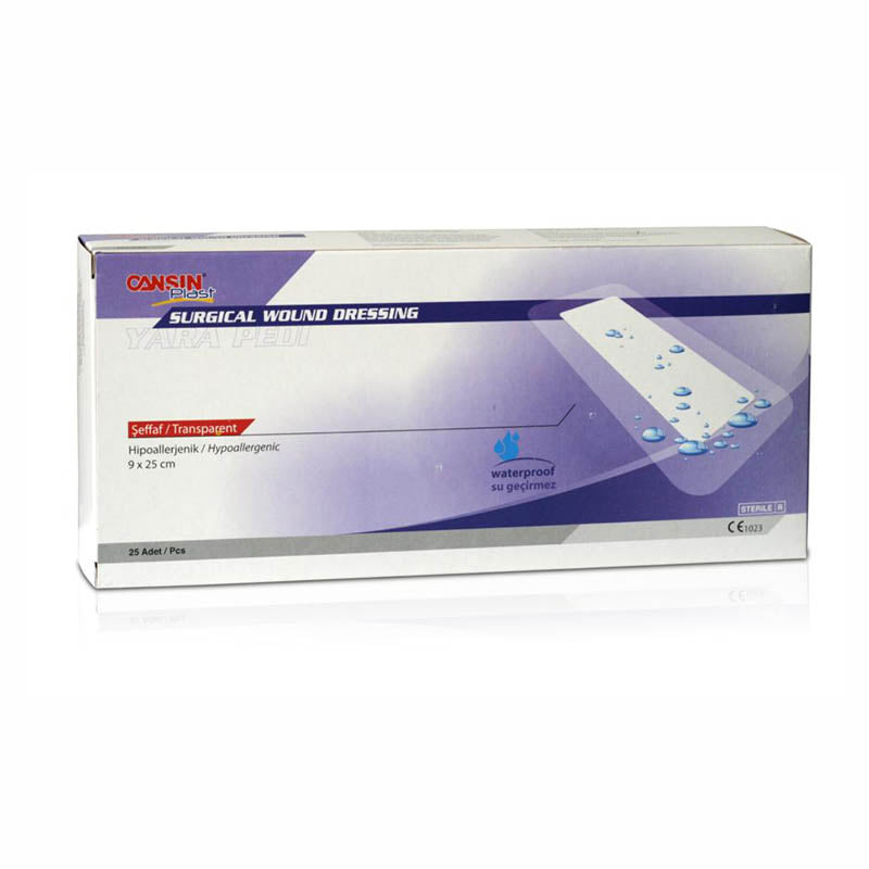 Cansinplast Transparent W.Dressing 9*25cm 25PCS 525