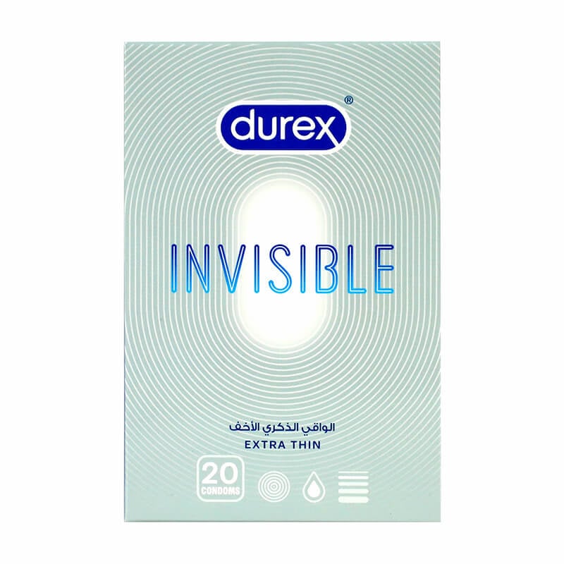 Durex Invisible Extra Thin 20 Condoms