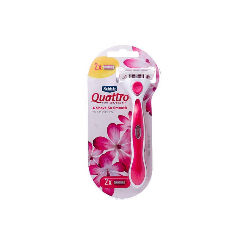 Schick Quattro Women Razor Kit + 2 Blades