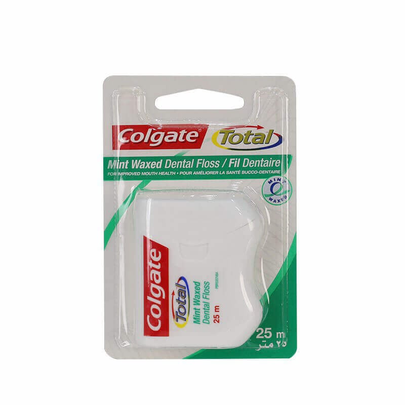 Colgate Total Mint Waxed Dental Floss 25 m