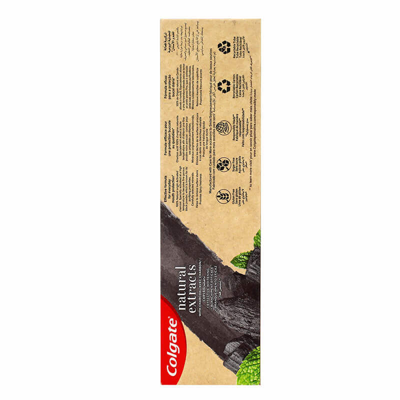 Colgate Natural Extract With Charcoal Toothpaste 75 ml