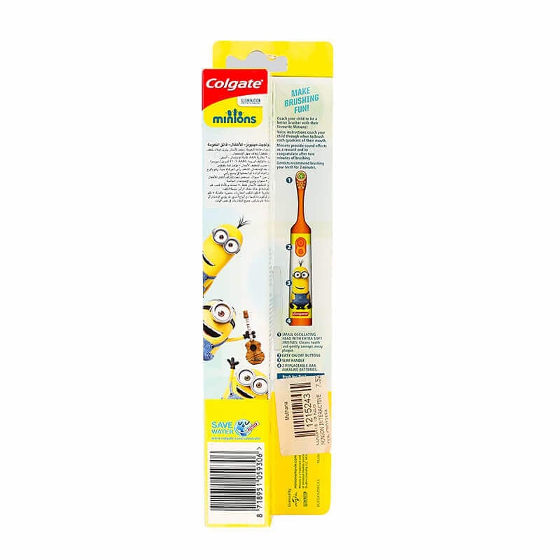 Colgate Kids Minions Powered Toothbrush Extra Soft 1 Pc