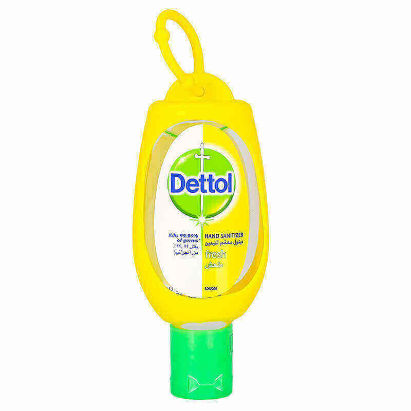 Dettol Hand Sanitizer Fresh With Yellow Hanger 50 ml