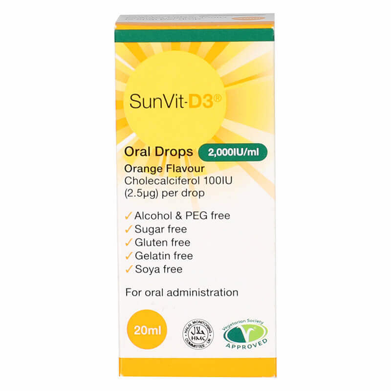 SunVit-D3 2000 IU/ml Drops 20 ml