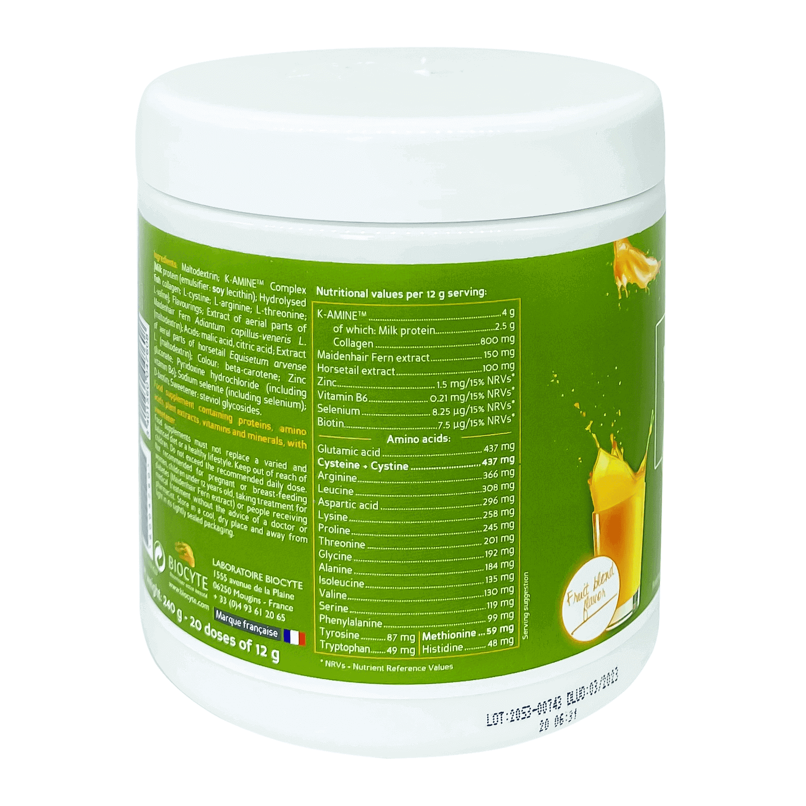 Biocyte Keratin Max Powder 240 g To promotes hair growth