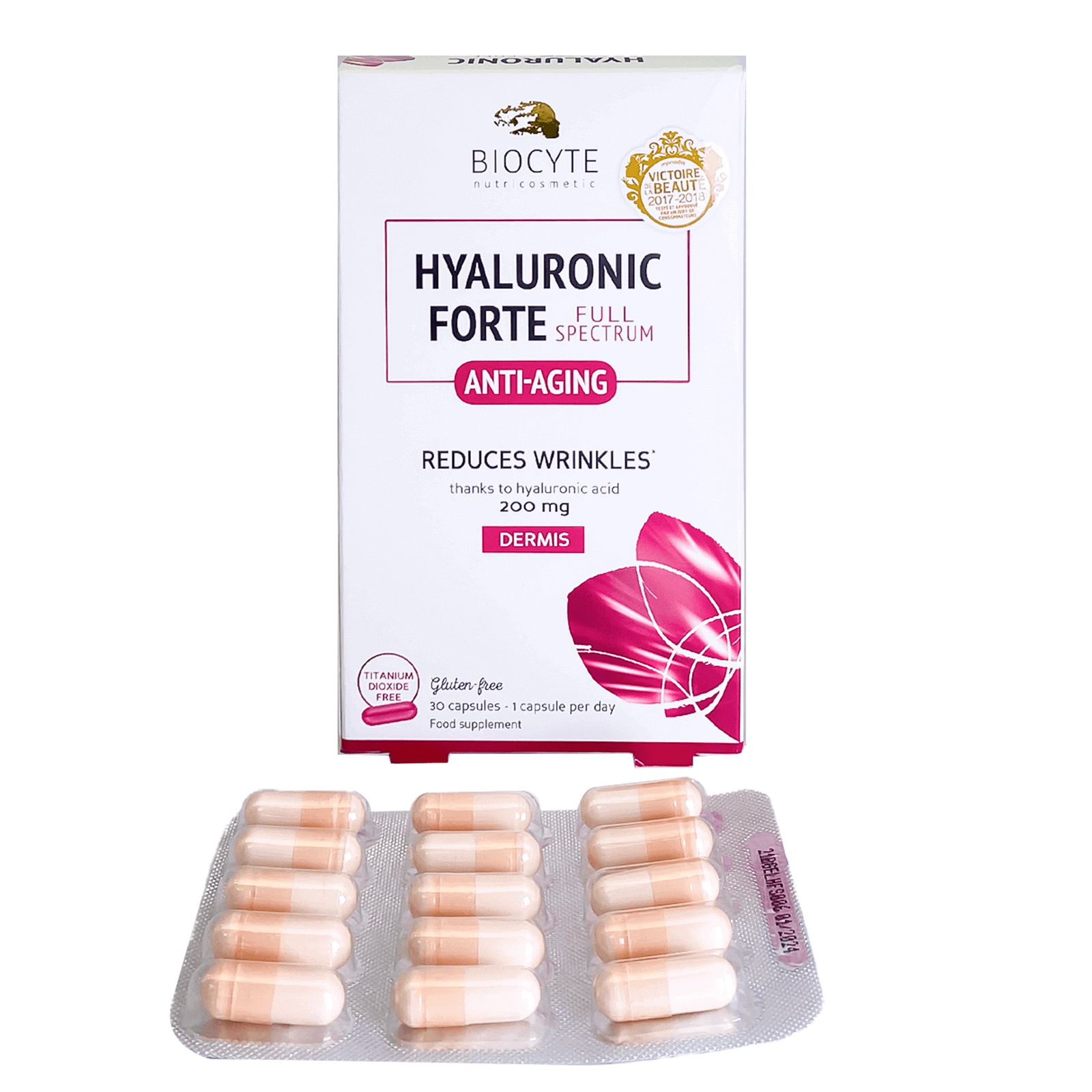 Biocyte Hyaluronic Forte 200 mg Caps 30'S Anti-aging