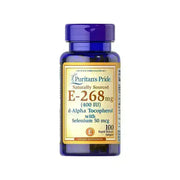 Puritan’s Pride Vitamin E 400 I.U, Selen softgels 100's