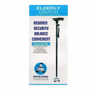 عصا عكاز قابل للطي بقاعدة رباعية    