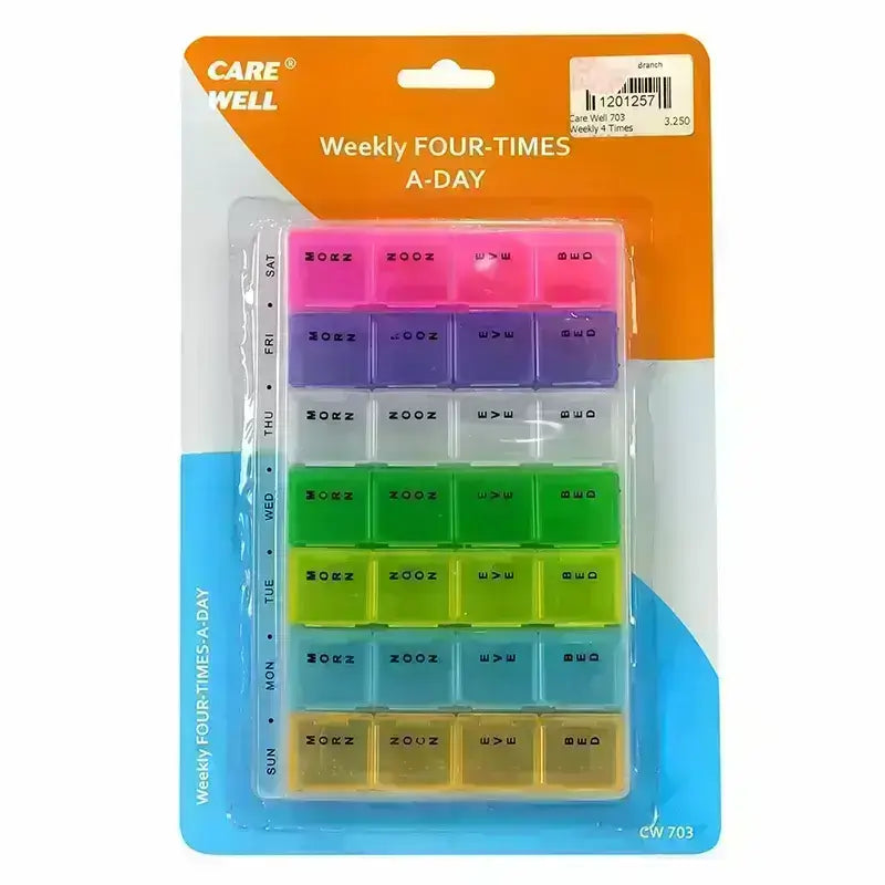 كير ويل 703 صندوق اسبوعى حبوب 4مرات في اليوم ديفون C102031    