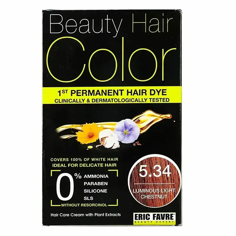 Eric Favre Beauty Hair Color 5.34 Luminous Light Chestnut