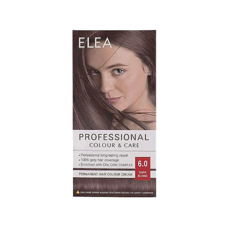 Elea Hair Color Cream 6/0 Dark Blond 123 ml