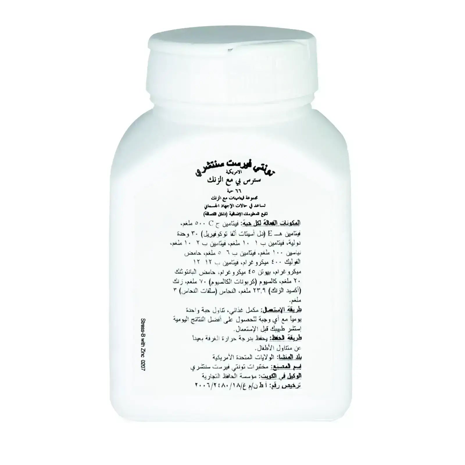 21St Century Stress B Zinc 66'S tablets