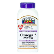 21St Century Omega3 1000 Mg 90'S softgel