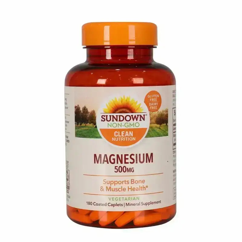 Sundown Magnesium 500 mg 180 Caplets