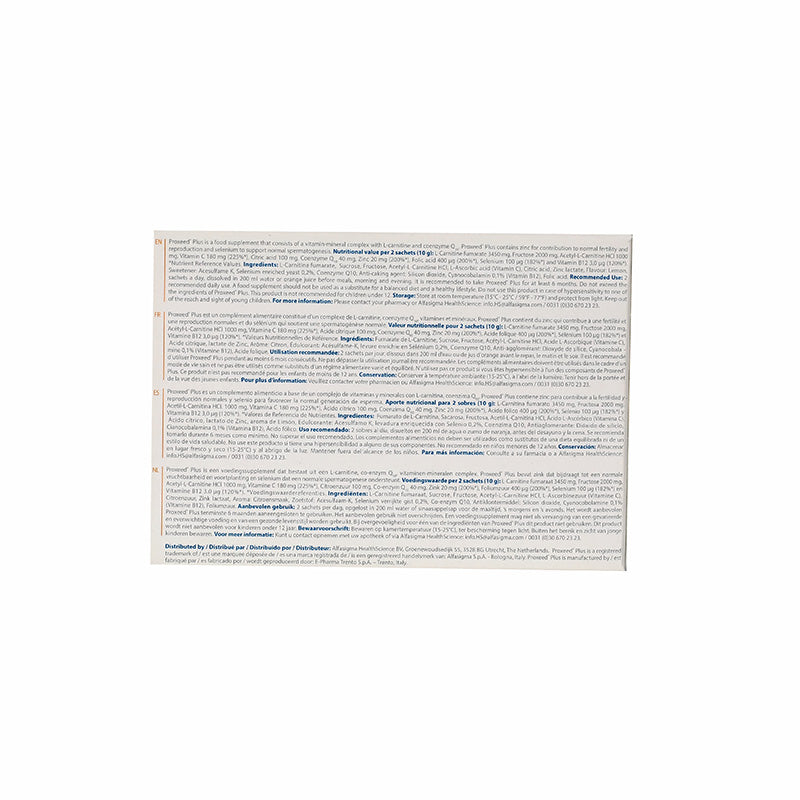 Proxeed Plus Sachets 30'S For Fertility