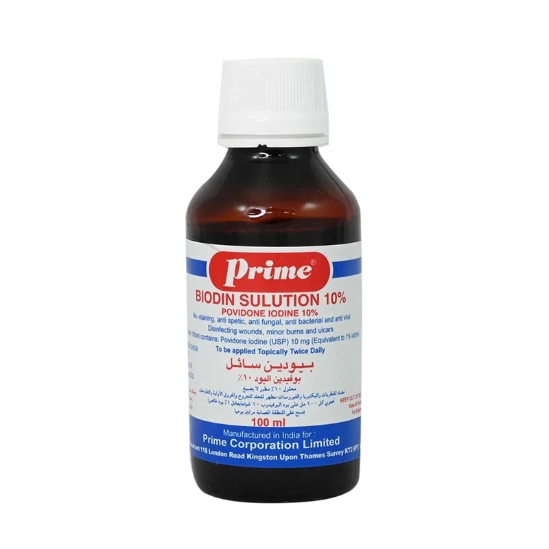 Prime Biodin 10% Solution 100 ml